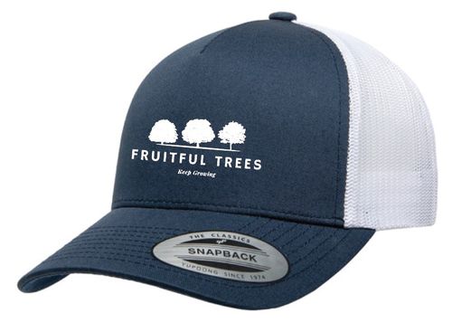 Fruitful Trees Baseball Cap-Blue